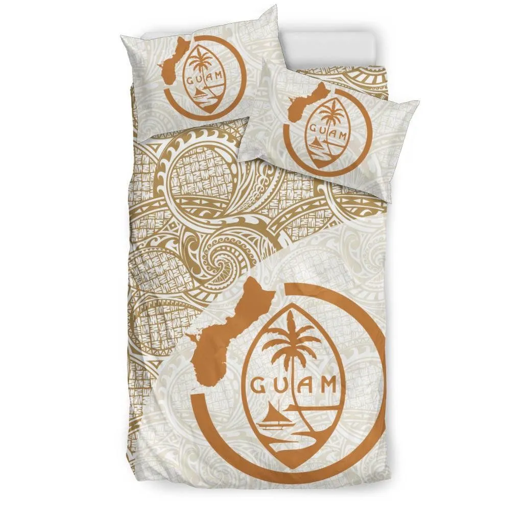 Guam Bedding Set Coat Of Arm Map Polynesian 06 TH7