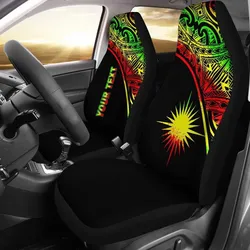 Marshall Islands Car Seat Covers - Marshall Islands Flag Polynesian Reggae Curve