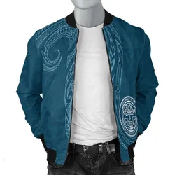 Federated States of Micronesia Mens Bomber Jacket - Polynesian Style