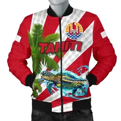 Alohawaii Jacket - Bomber Jacket Tahiti Polynesian Light Ray Version K12