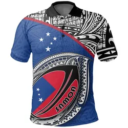 Samoa Polo Shirt - Rugby Ball - BN09