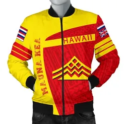 Alohawaii Jacket - Hawaii Polynesian Mauna Kea Sport Mens Bomber Jacket - Premium Style - AH - J7