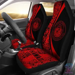 Tmarc Tee Hawaii Coat Of Arm Polynesian Car Seat Covers - Circle Style 02 J1