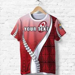 (Custom Personalised) Tonga Rugby T shirt Confident Polynesian