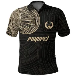Alohawaii Shirt - Polo Shirt Pohnpei Polynesian Tattoo Style A31
