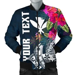 Polynesian Hawaii Custom Personalised Mens Bomber Jacket - Summer Vibes
