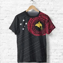 Papua New Guinea T-Shirt - Papua New Guinea Flag Polynesian Tattoo Style Special