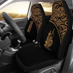 Alohawaii Accessories Car Seat Covers - New Caledonia Polynesian - Gold Curve - BN11