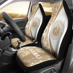 Hawaii Coat Of Arm Polynesian  Car Seat Cover | Universal Fit Car Seat Protector | Easy Install | Polyester Microfiber Fabric | CSC1339
