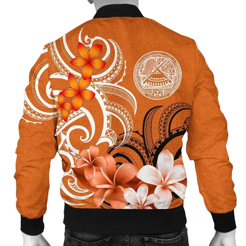 American Samoa Mens Bomber Jacket - American Samoa Spirit