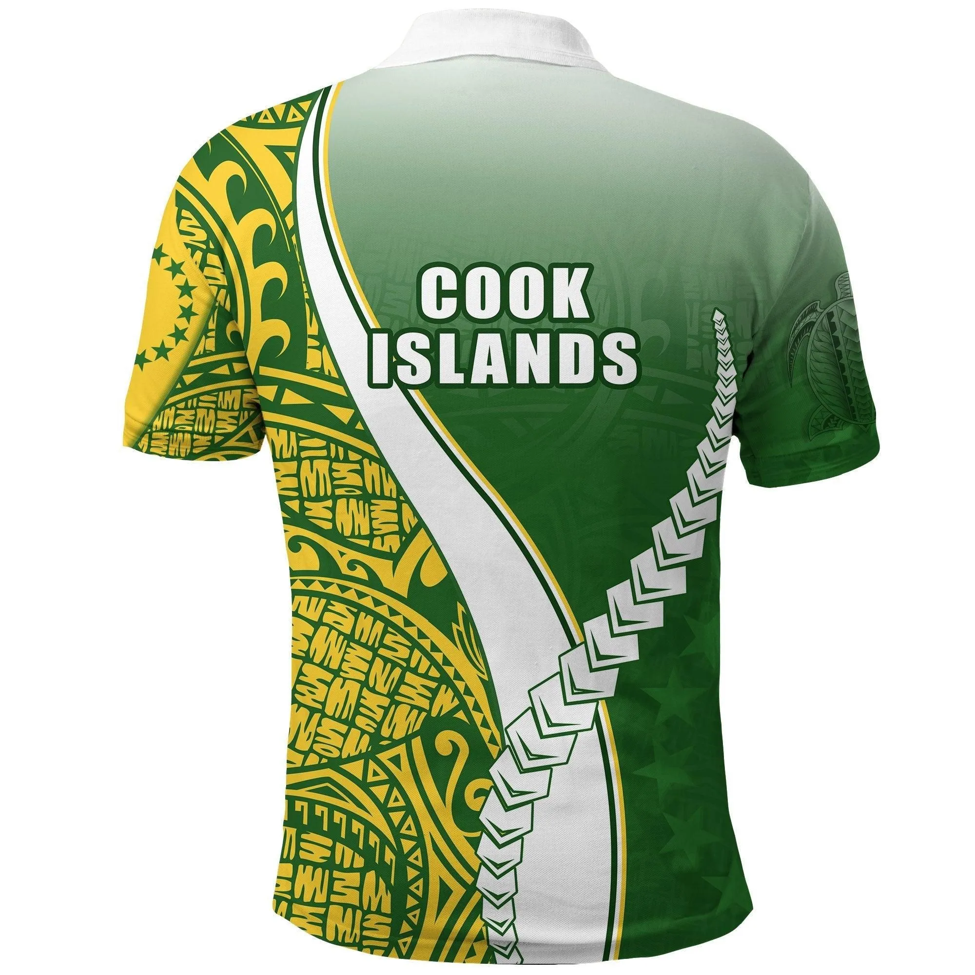 (Custom Personalised) Cook Islands Rugby Polo Shirt Confident Polynesian