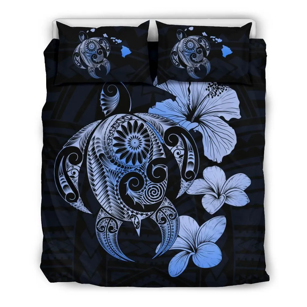 Alohawaii Bedding Set Hibiscus Plumeria Mix Polynesian Blue Turtle Bedding Set Ah J1 Dhc1712737Dd