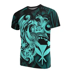 Hawaii All Over Polynesian Turquoise Kanaka Maoli Turtle Tattoo Unisex 3D T-Shirt All Over Print HNABZ