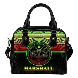 Marshall Islands Shoulder Handbag - Reggae Color Version