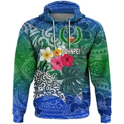 Alohawaii Clothing - Pohnpei Style Polynesian Tattoo Hoodie A94