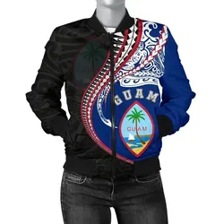 Alohawaii Jacket - Bomber Jacket Guam Polynesian Manta Polynesian TH65