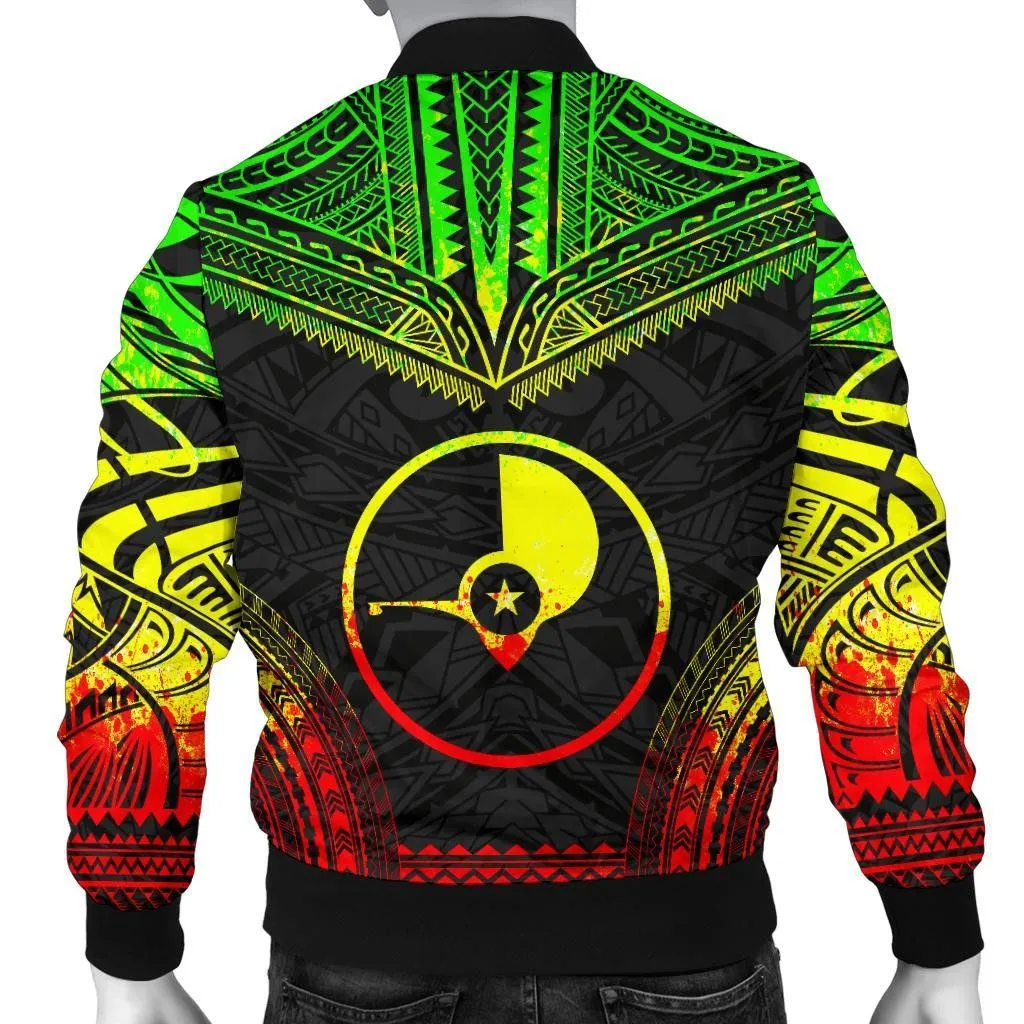 Yap Polynesian Chief Men's Bomber Jacket - Reggae Version - Bn10