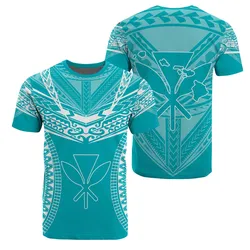 Hawaiian Aloha Kanaka Map Football T Shirt Cyan And White Roger Style Ah J2 Hawaiian Shorts Beach Short Sleeve