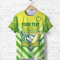 (Custom Personalised) Cook Islands Rugby T Shirt Creative Style