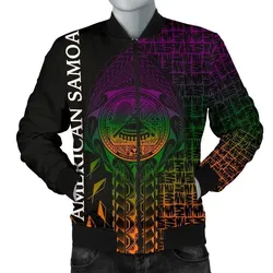 FamilyGaterJacket - Bomber Jacket American Samoa - AS Seal Rocket Style - BN18