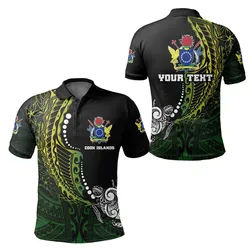 (Custom Personalised) Cook Islands Polo Shirt Simple Style LT16