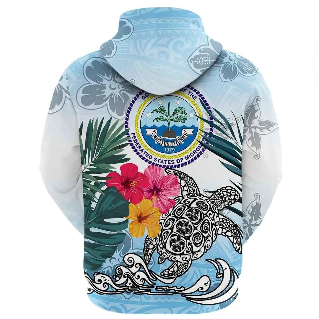 Alohawaii Clothing - Federated States of Micronesia Style Polynesian Tattoo Hoodie A94