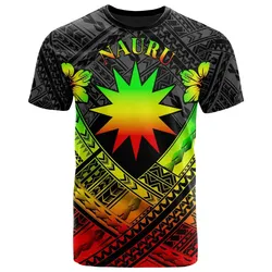 Nauru Polynesian T-Shirts - Nauru Reggae Seal Camisole Hibiscus Style - BN18