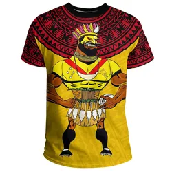 Papua New Guinea T-Shirt Rugby A7