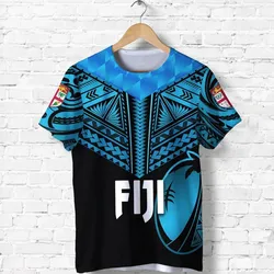 Fiji Rugby T shirt Coconut Sporty Vibes - Black