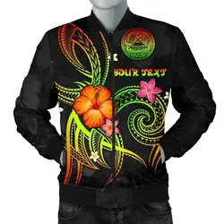 FamilyGaterJacket - Bomber Jacket American Samoa Polynesian Personalised - Legend of American Samoa (Reggae) - BN15