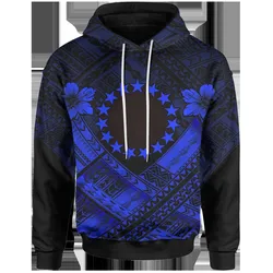 Polynesian Blue Seal Camisole Hibiscus Unique 3D Printed Sublimation Hoodie Hooded Sweatshirt Comfy Soft And Warm For Men Women S to 5XL CTC16012284
