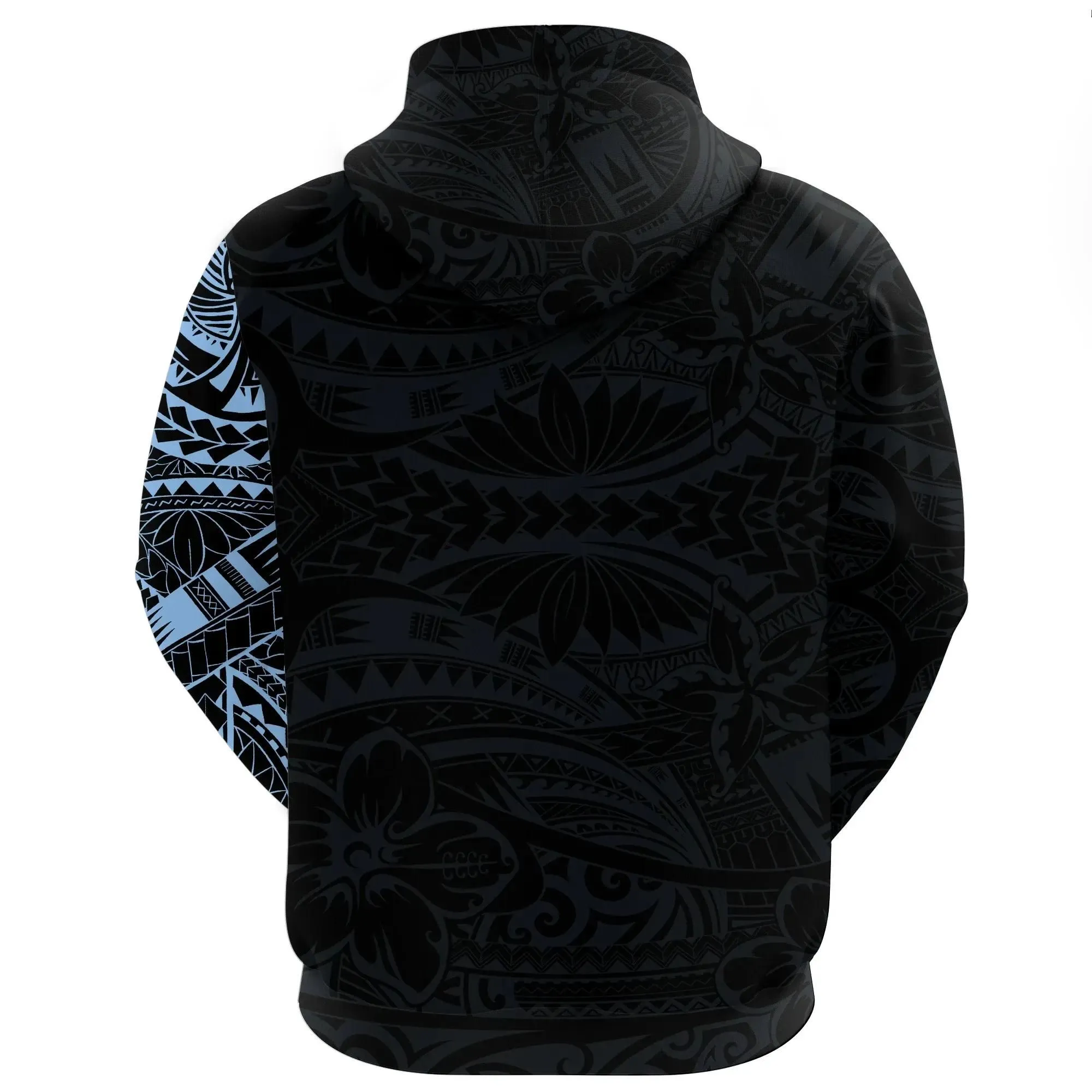 Polynesian Hoodie Tattoo Style Pastel A7