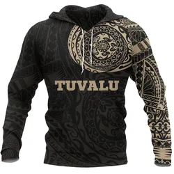 Tuvalu Hoodie - Tuvalu Polynesian Tattoo Style