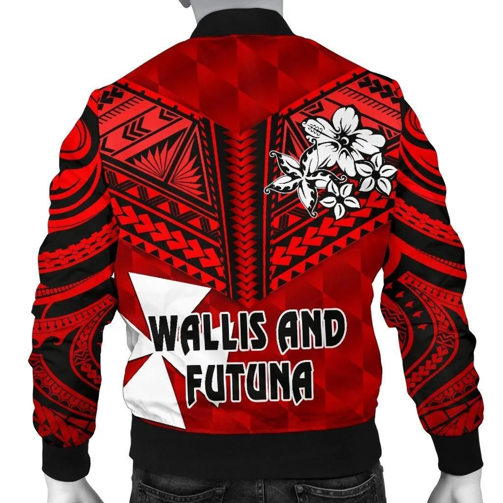 Wallis and Futuna Rugby Mens Bomber Jacket Sporty Vibes