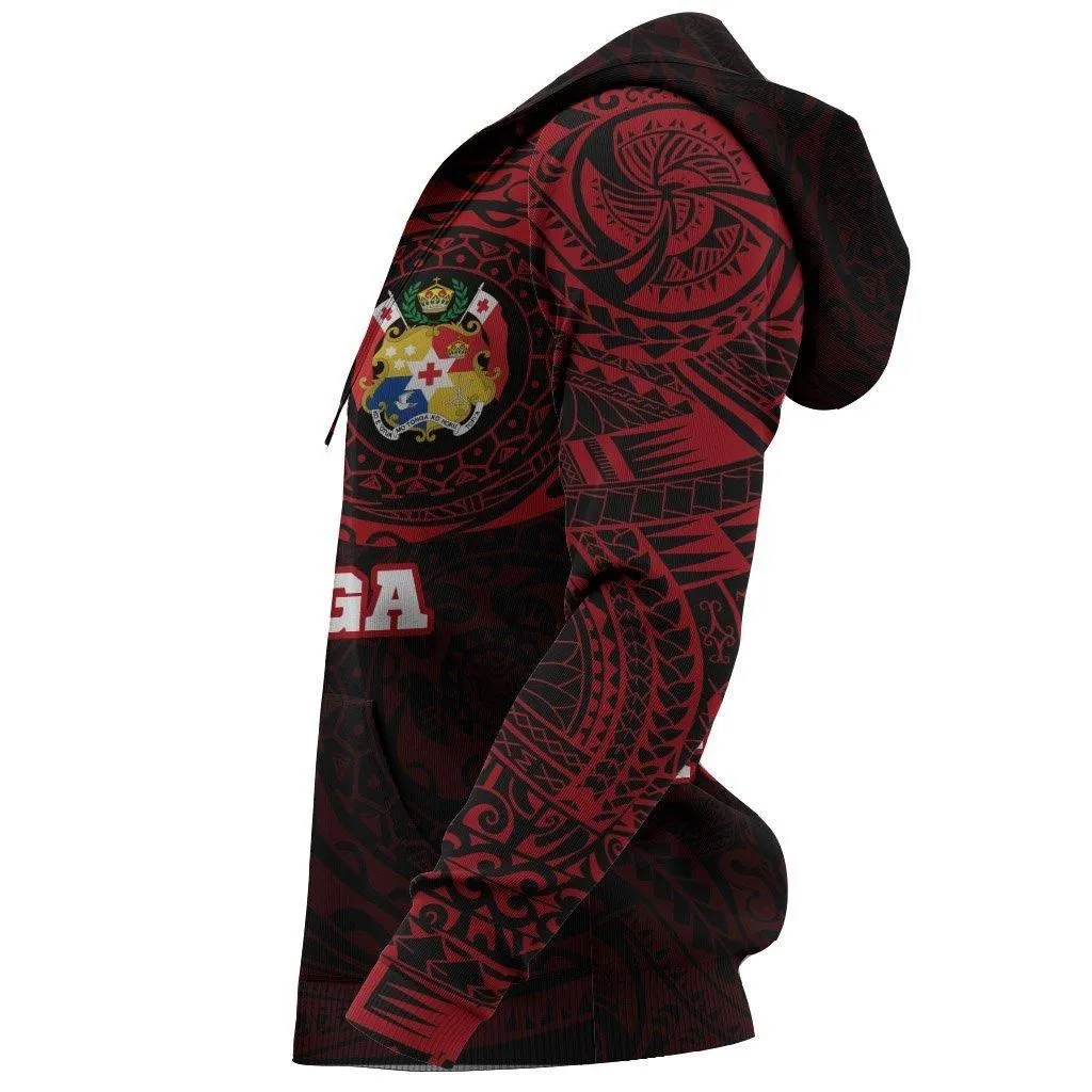Hoodie Tonga In My Heart Polynesian Tattoo Style New New