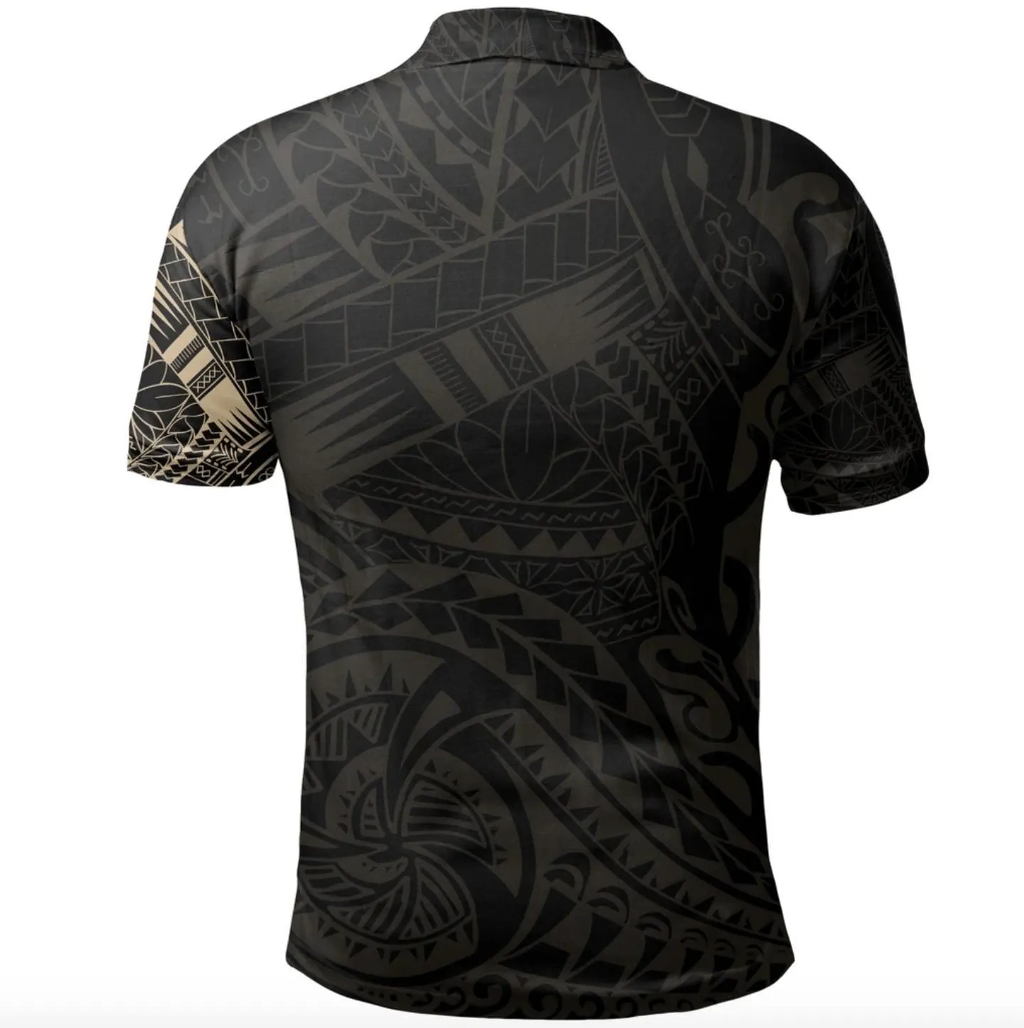 Polynesian Tattoo Style Polo Shirt