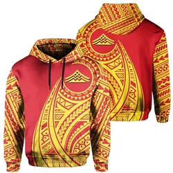 Hawaii Mauna Kea Polynesian Tattoo Style Ah Unisex 3D Hoodie All Over Print Hkiai