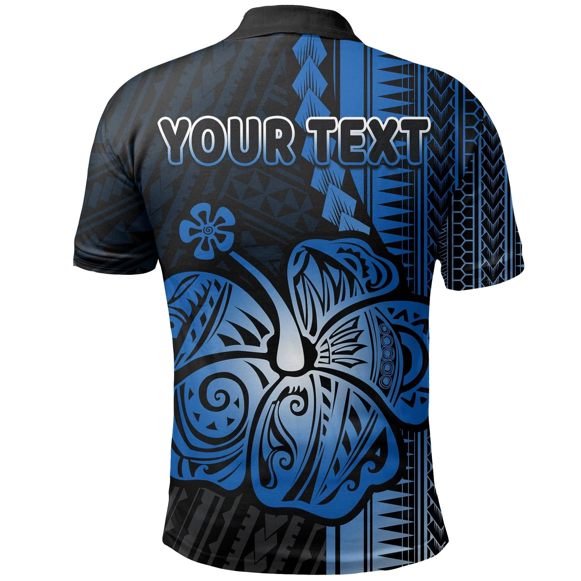 (Custom Personalised)Polynesian Hibiscus Polo Shirt Hawaiian Style No.5 LT6