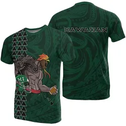 Alohawaii Tee - Polynesian Kakau Hawaii Warrior Football T-Shirt - AH - J1