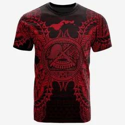 Vibe Hoodie American Samoa T shirt - American Samoa Seal Map Polynesian Tattoo Red