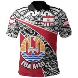 Alohawaii Shirt - Polo Shirt Tahiti All Over Print Toa Aito Football Style TH5