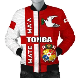 Tonga Rugby Men Bomber Jacket Mate Maa