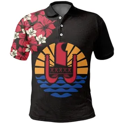 Alohawaii Shirt - Polo Shirt Tahiti Hibiscus Special A02