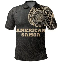 American Samoa In My Heart Tattoo Polo Shirt