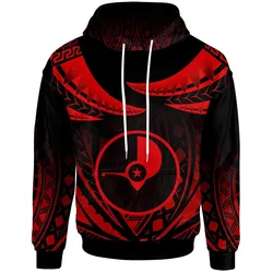 Yap Hoodie - Polynesian Tribal Tattoo