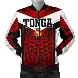Tonga Polynesian Mens Bomber Jacket - Tongan Pattern