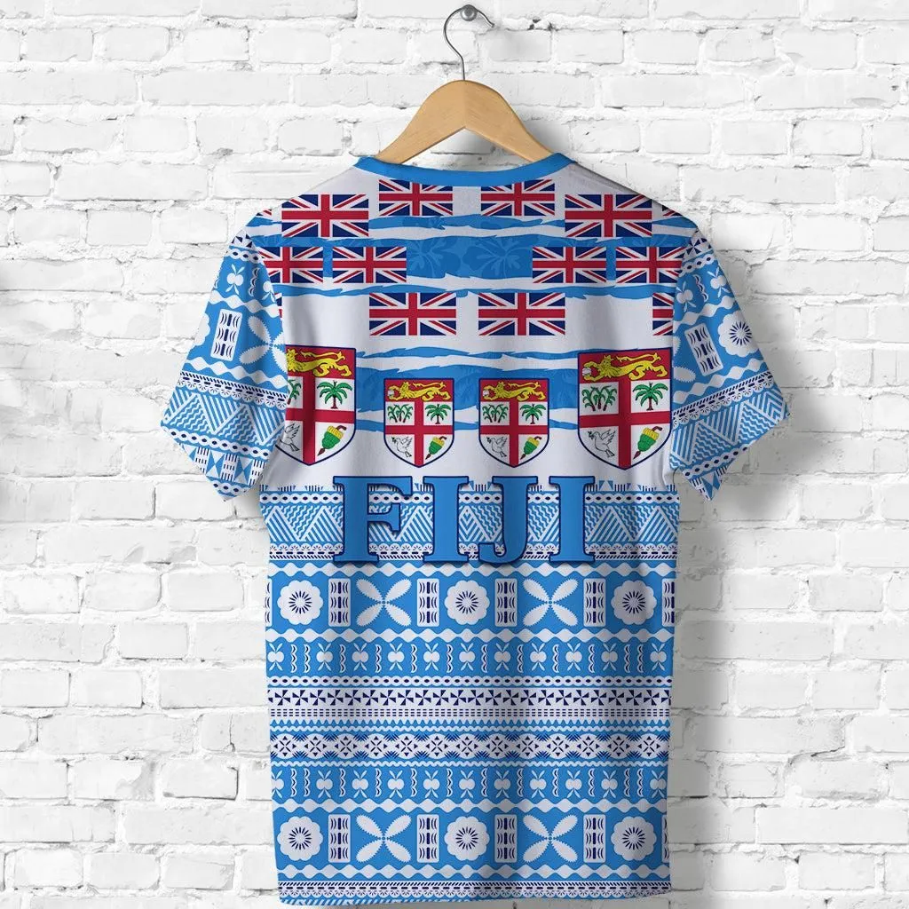 Fiji Polynesian T Shirt Fijian Tropical Flowers LT13