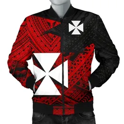 Wallis and Futuna Men's Bomber Jacket - HOME A7