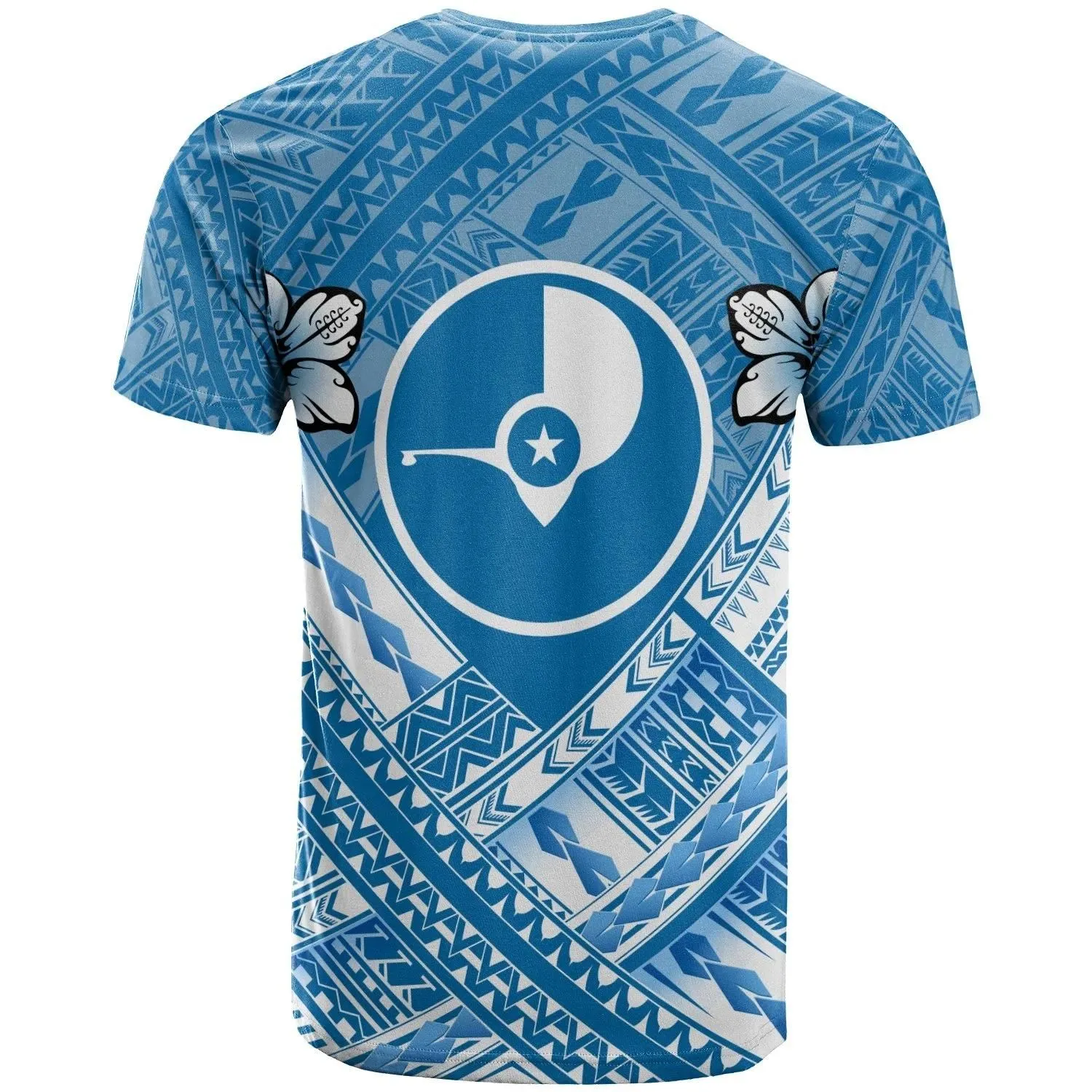 Yap Polynesian T-Shirts - Yap Flag Camisole Hibiscus Style - BN18
