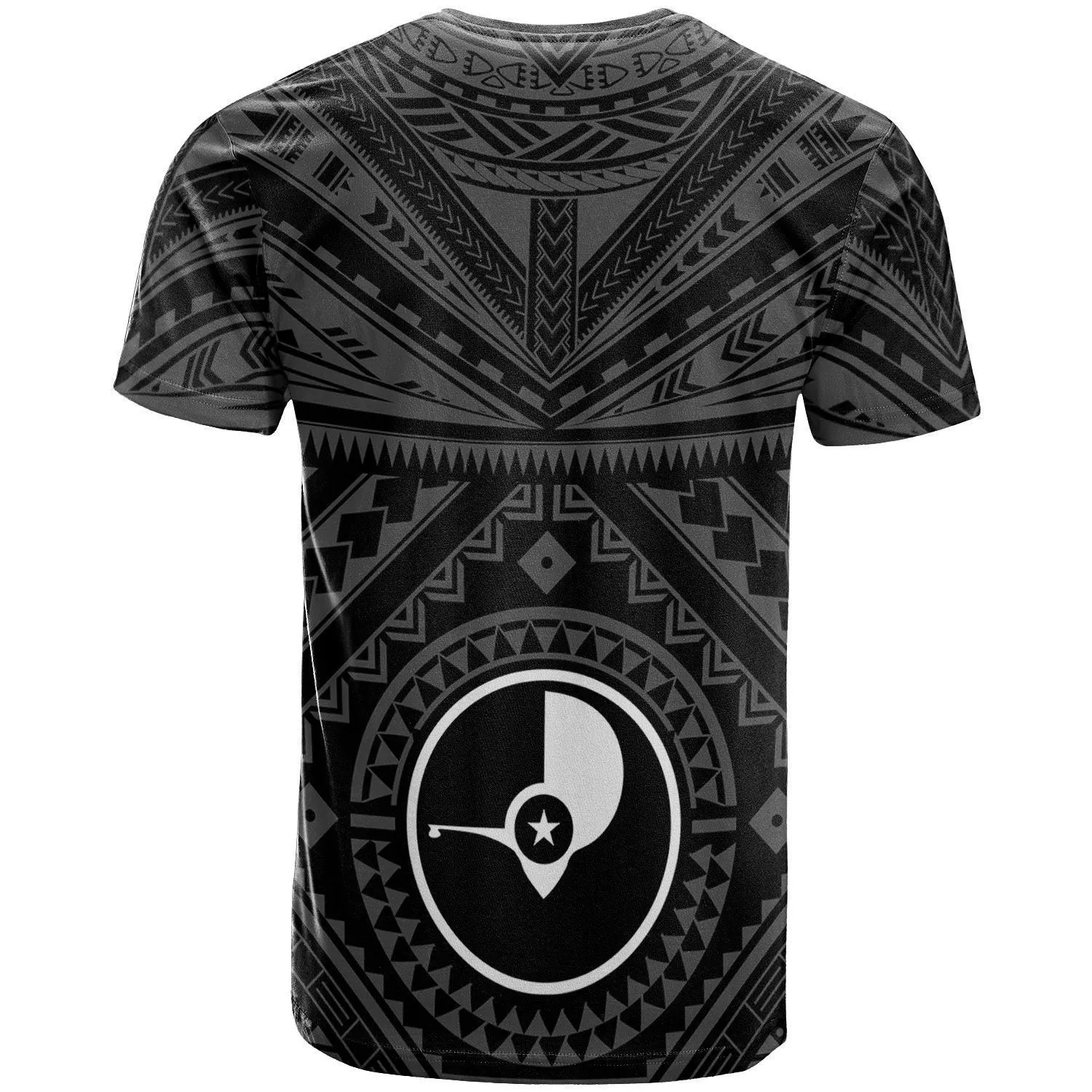 Yap T shirt - Yap Seal With Polynesian Tattoo Style